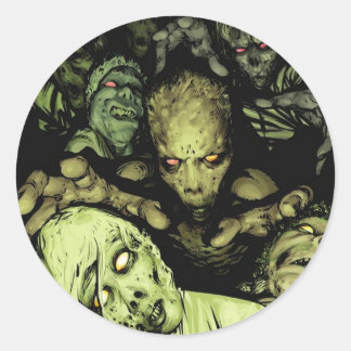 Eet je brein ronde sticker