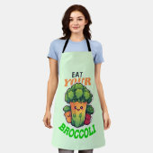 Eet je broccoli op schort (Gedragen)