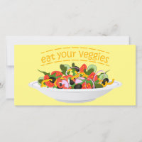 Eet je groenten Citaat verse salademix kom