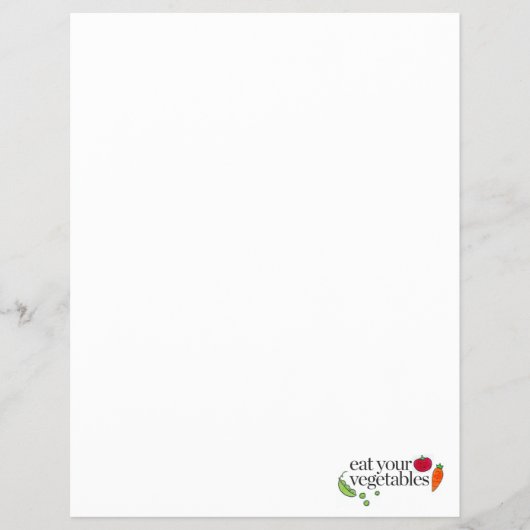 Eet je groenten flyer (Voorkant)