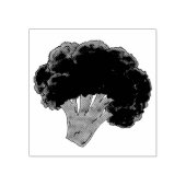 Eet je groenten groene broccoli Bunch Rubberstempel (Afrduk)
