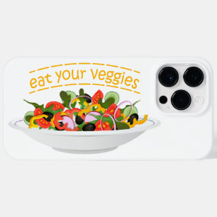 Eet je groenten Quote verse salade mix kom Case-Mate iPhone 14 Pro Max Hoesje