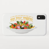 Eet je groenten Quote verse salade mix kom Case-Mate iPhone Case (Achterkant (horizontaal))