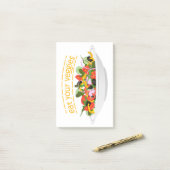 Eet je groenten Quote verse salade mix kom Post-it® Notes (Op bureau)