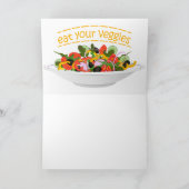 Eet je groenten Quote verse salade mix kom Programma (Binnen)