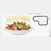 Eet je groenten Quote verse salade mix kom