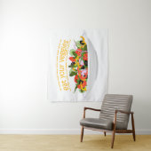 Eet je groenten Quote verse salade mix kom Wandkleed (In situ)