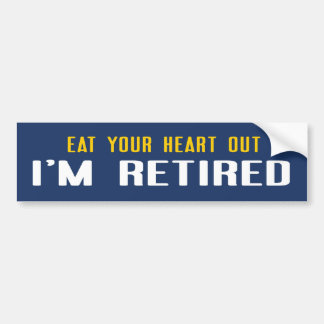 Eet je hart uit m'n hoofd. bumpersticker