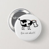 Eet je wat? ronde button 5,7 cm (Voorkant /achterkant)