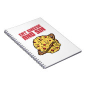 Eet kaas en zonne notitieboek (Rechterzijde)