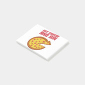 Eet kaas en zonne post-it® notes (Schuin)