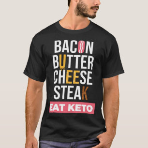 Eet Keto I Afvallen Gezond voedsel Ketogeen dieet T-shirt