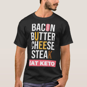 Eet Keto I Afvallen Gezond voedsel Ketogeen dieet T-shirt