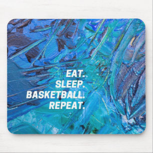 Eet. Leef. basketbal. herhaal. Muismat