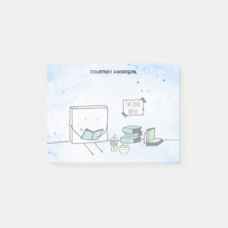 Eet, lees, herhaal Boek Lover Post-it Nota's Post-it® Notes