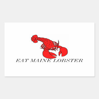 Eet Maine Lobster Stickers