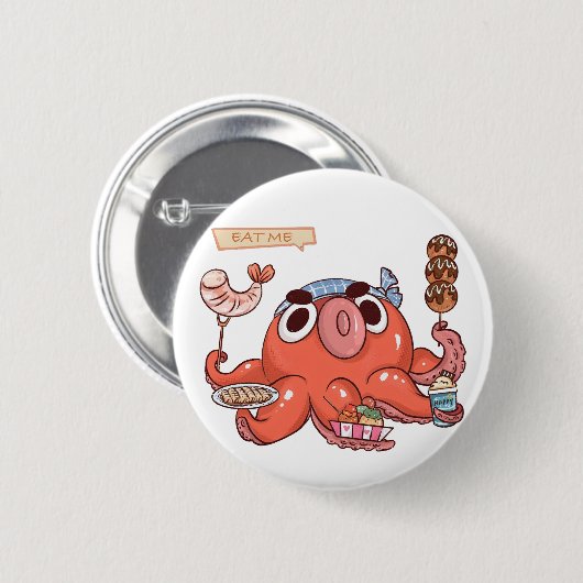 Eet me ronde button 5,7 cm (Voorkant /achterkant)