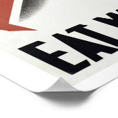 Eet meer fruit ~  Australië reizen Poster (Hoek)