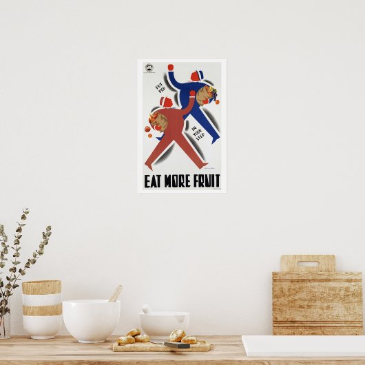 Eet meer fruit ~ Australië reizen Poster (Keuken)