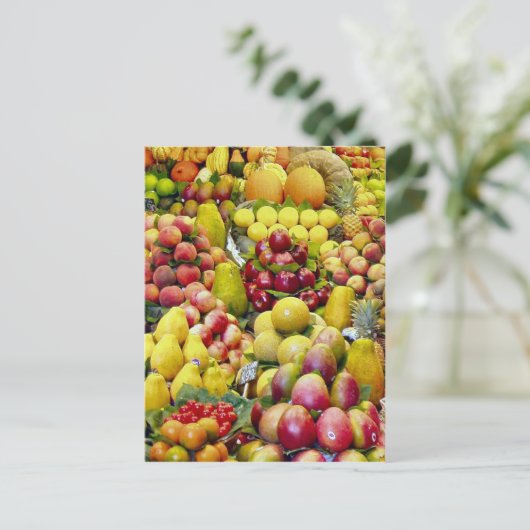 Eet meer fruit briefkaart (Staand voorkant)