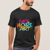 EET MEER KUNST T-SHIRT (Voorkant)