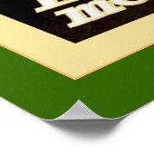 Eet meer melk ~  Adverteren Poster (Hoek)