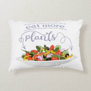 Eet meer planten frisse salade motivatie beletteri accent kussen