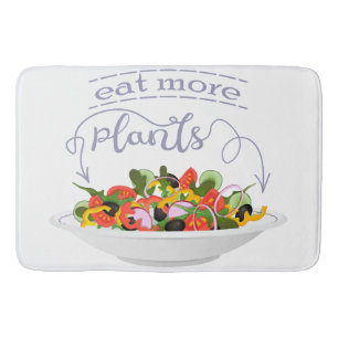 Eet meer planten frisse salade motivatie beletteri badmat