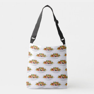 Eet meer planten frisse salade motivatie beletteri crossbody tas