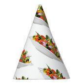 Eet meer planten frisse salade motivatie beletteri feesthoedjes (Rechts)