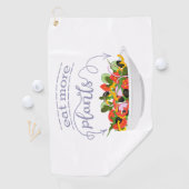 Eet meer planten frisse salade motivatie beletteri golfhanddoek (Insitu)