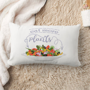 Eet meer planten frisse salade motivatie beletteri kussen