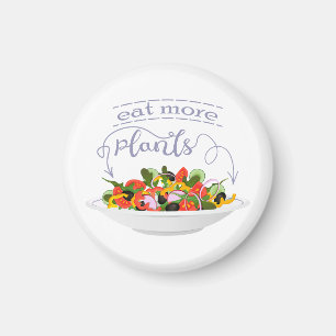Eet meer planten frisse salade motivatie beletteri magneet
