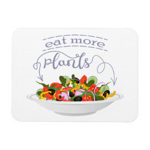 Eet meer planten frisse salade motivatie beletteri magneet