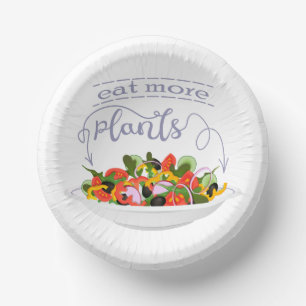 Eet meer planten frisse salade motivatie beletteri papieren kommen