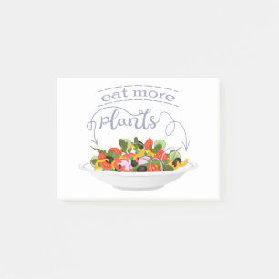 Eet meer planten frisse salade motivatie beletteri post-it® notes