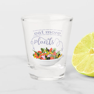 Eet meer planten frisse salade motivatie beletteri shot glas