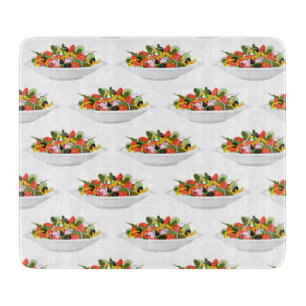 Eet meer planten frisse salade motivatie beletteri snijplank