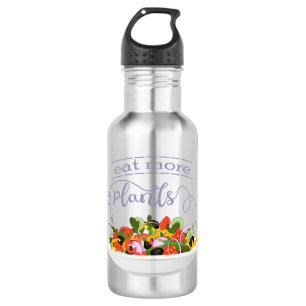 Eet meer planten frisse salade motivatie beletteri waterfles 
