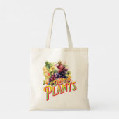 Eet meer planten Tote Bag (Achterkant)