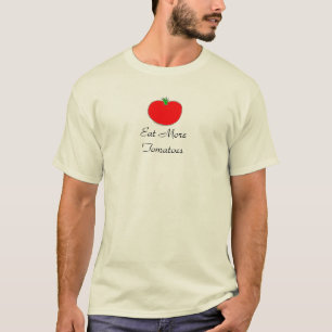 Eet meer Shirten tomaten T-shirt