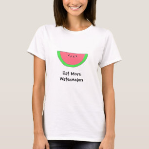 Eet meer Shirten van Watermeloen T T-shirt