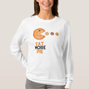 Eet meer taart pompoen, appel, pecan t-shirt