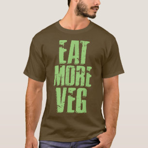 Eet meer veg-stuifmeel t-shirt