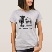 EET MEER VIS T-SHIRT (Voorkant)