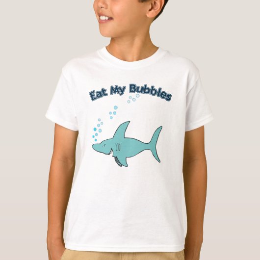 Eet mijn bubbels t-shirt (Voorkant)