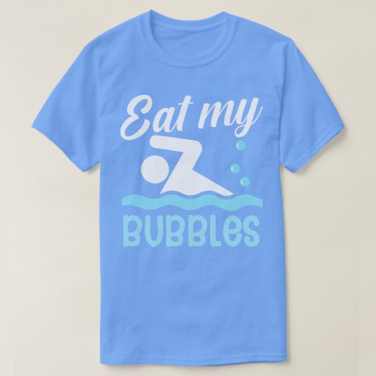 Eet mijn bubbels t-shirt (Design voorkant)