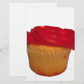 Eet mijn Cupcake Briefpapier (Voorkant / Achterkant)