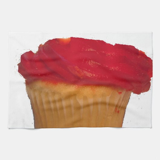 Eet mijn Cupcake Theedoek (Horizontaal)