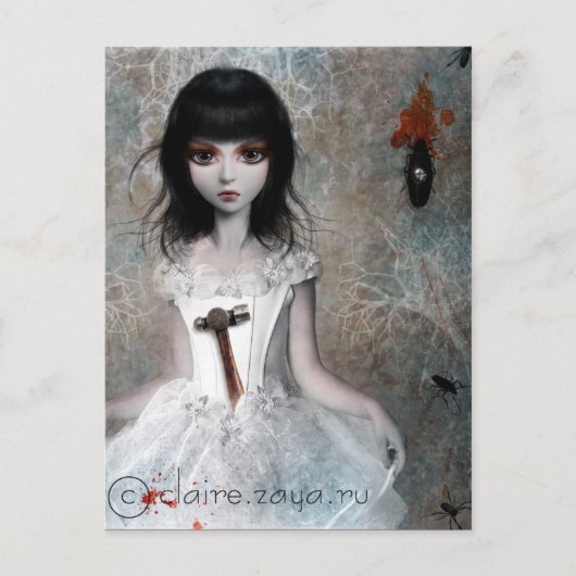 Eet mijn jam niet briefkaart (Voorkant)